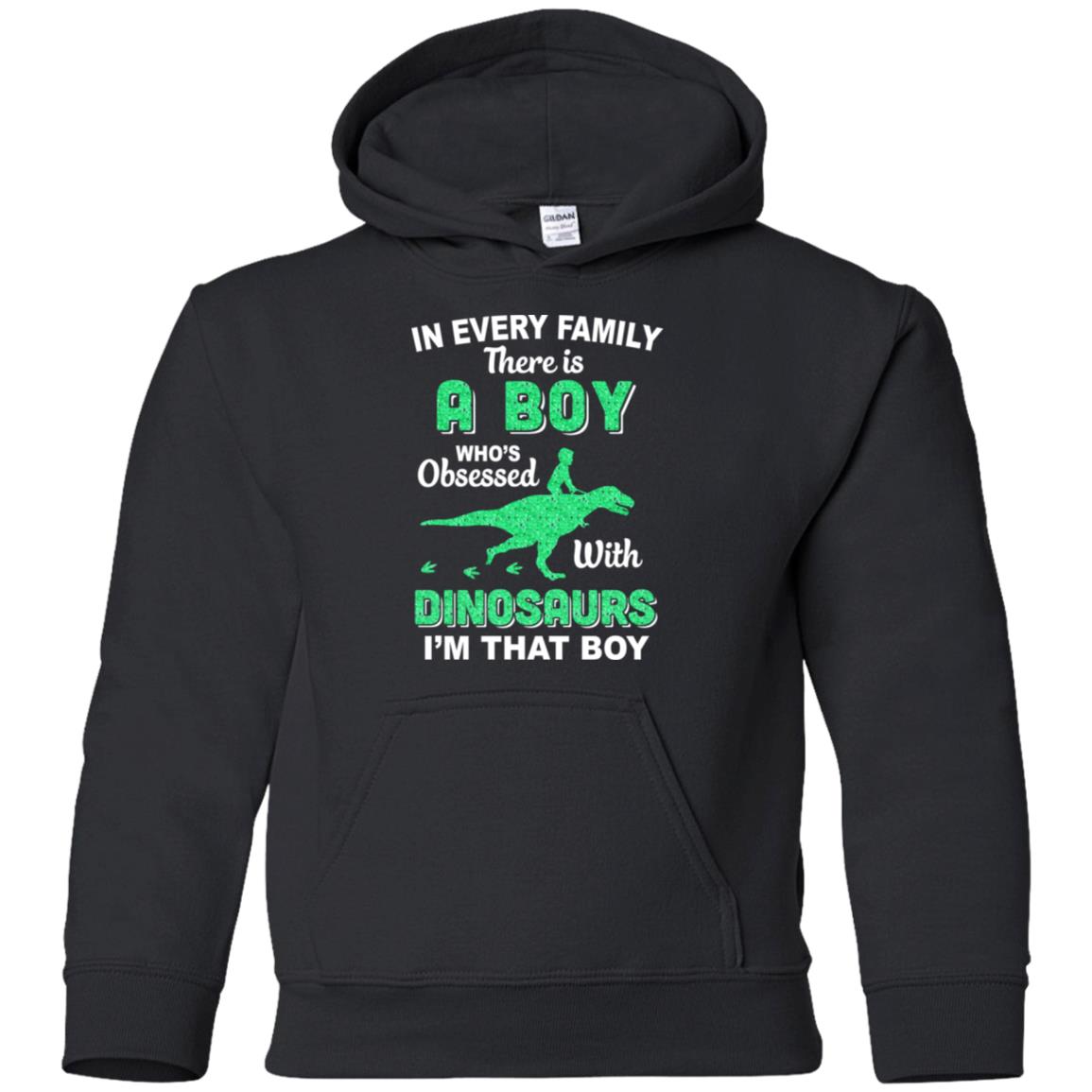A Boy Who's Obsessed With Dinosaurs I Am That Boy Kids Youth Youth Shirt | Teecentury.com