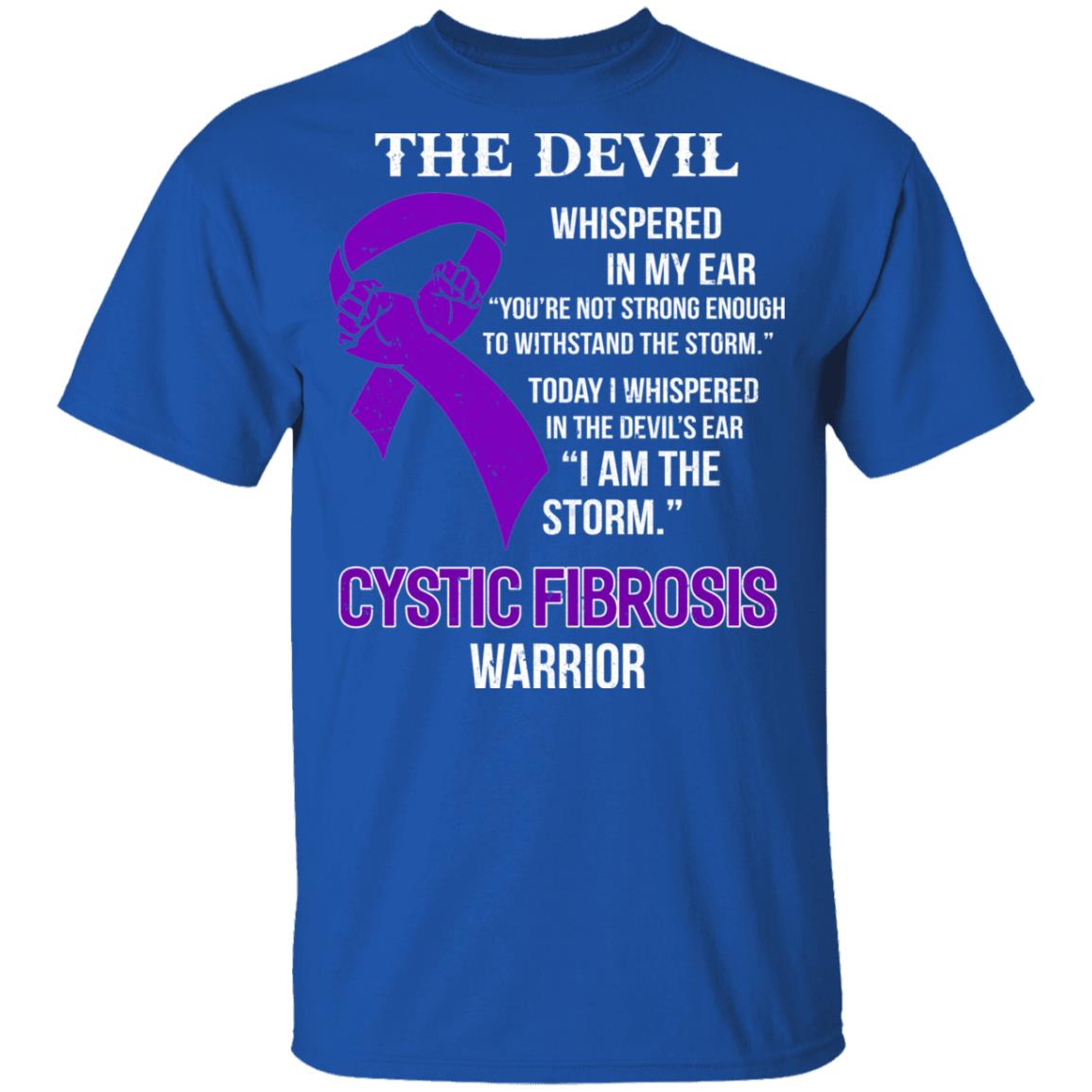 I Am The Storm Support Cystic Fibrosis Awareness Warrior Gift Youth Youth Shirt | Teecentury.com