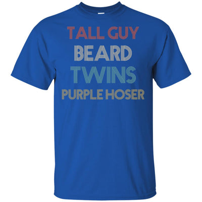 Tall Guy Beard Twins Purple Hoser Vintage T-Shirt & Hoodie | Teecentury.com