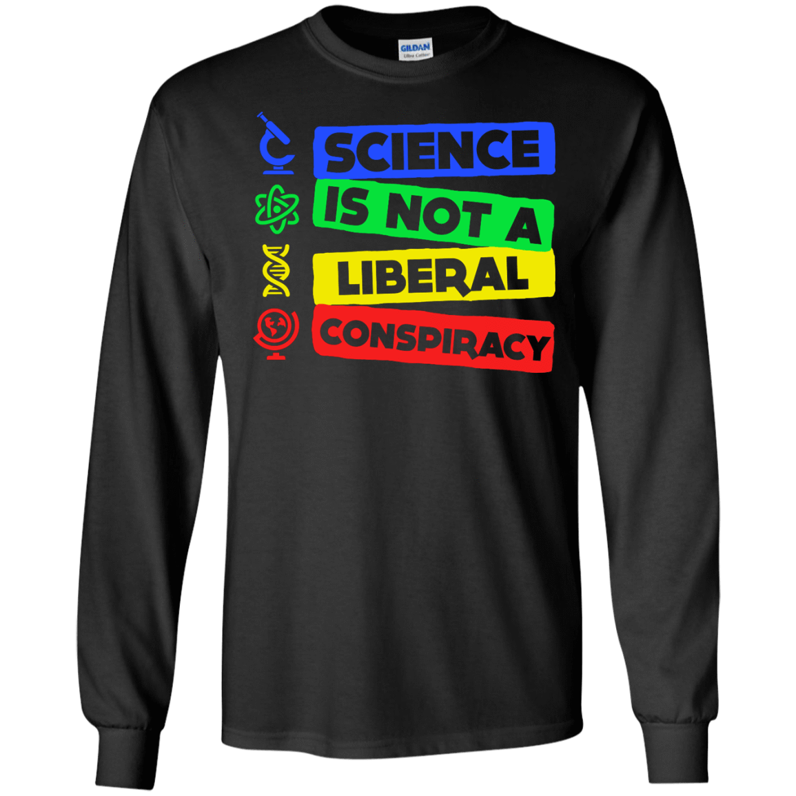 Science Is Not A Liberal Conspiracy T-Shirt & Hoodie | Teecentury.com