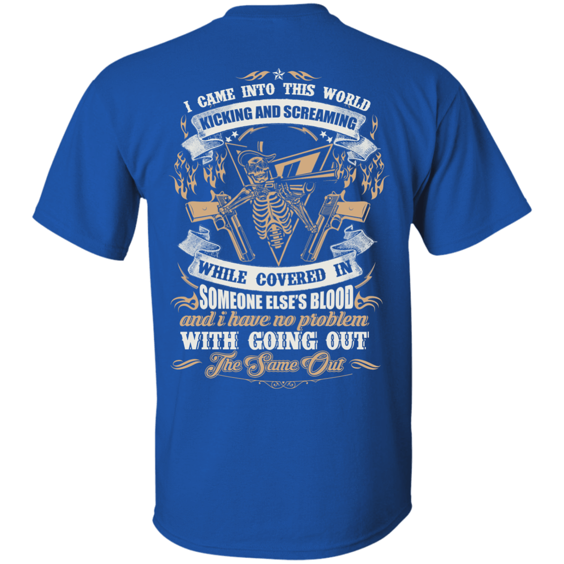 I Came Into This World Kicking and Screaming T-Shirt & Hoodie | Teecentury.com