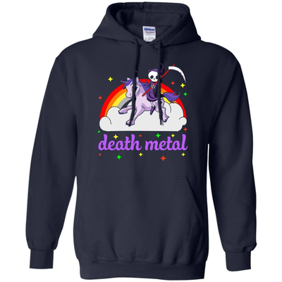 Death Metal Rocker Unicorn T-Shirt & Hoodie | Teecentury.com
