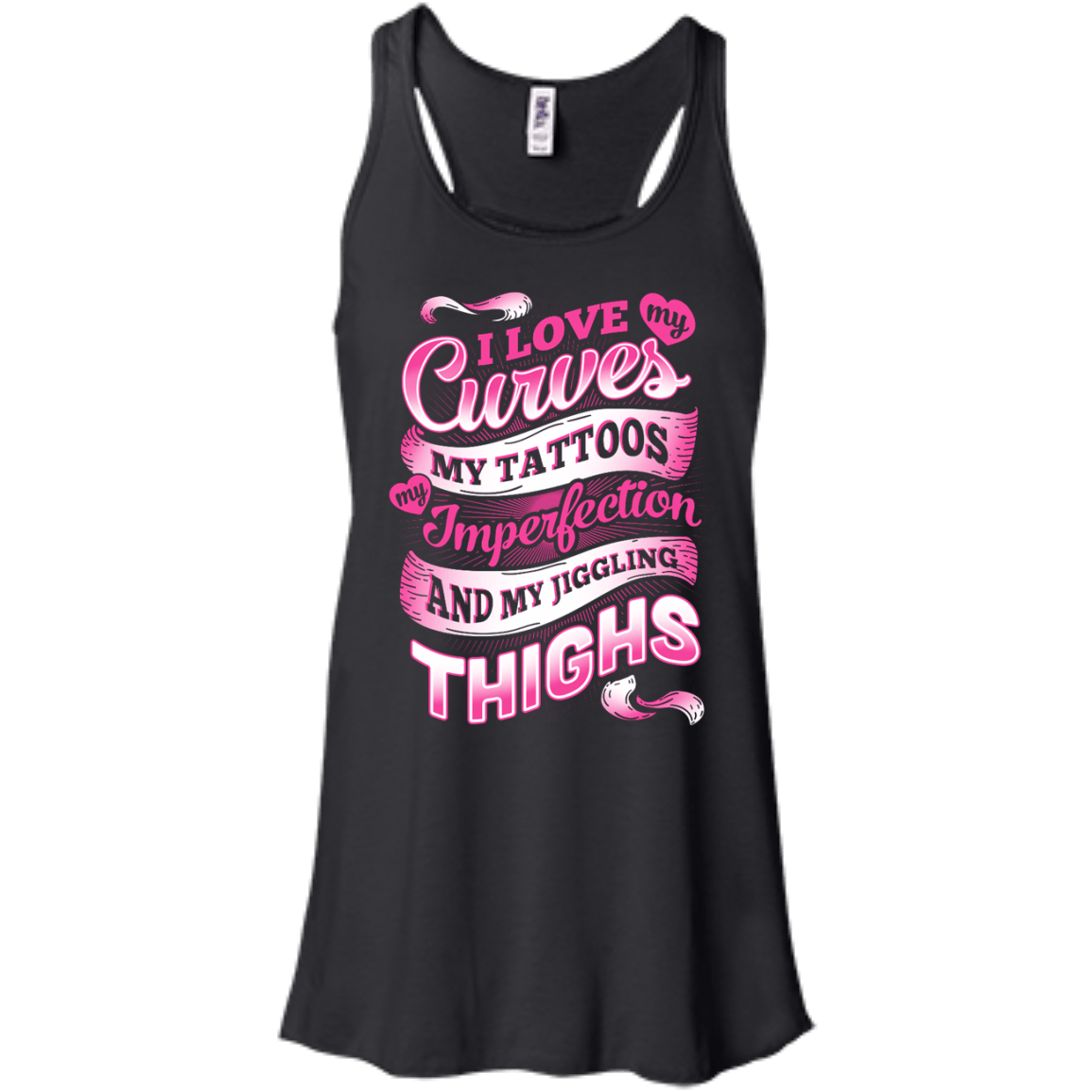 I Love My Curves My Tattoos My Imperfections T-Shirt & Hoodie | Teecentury.com