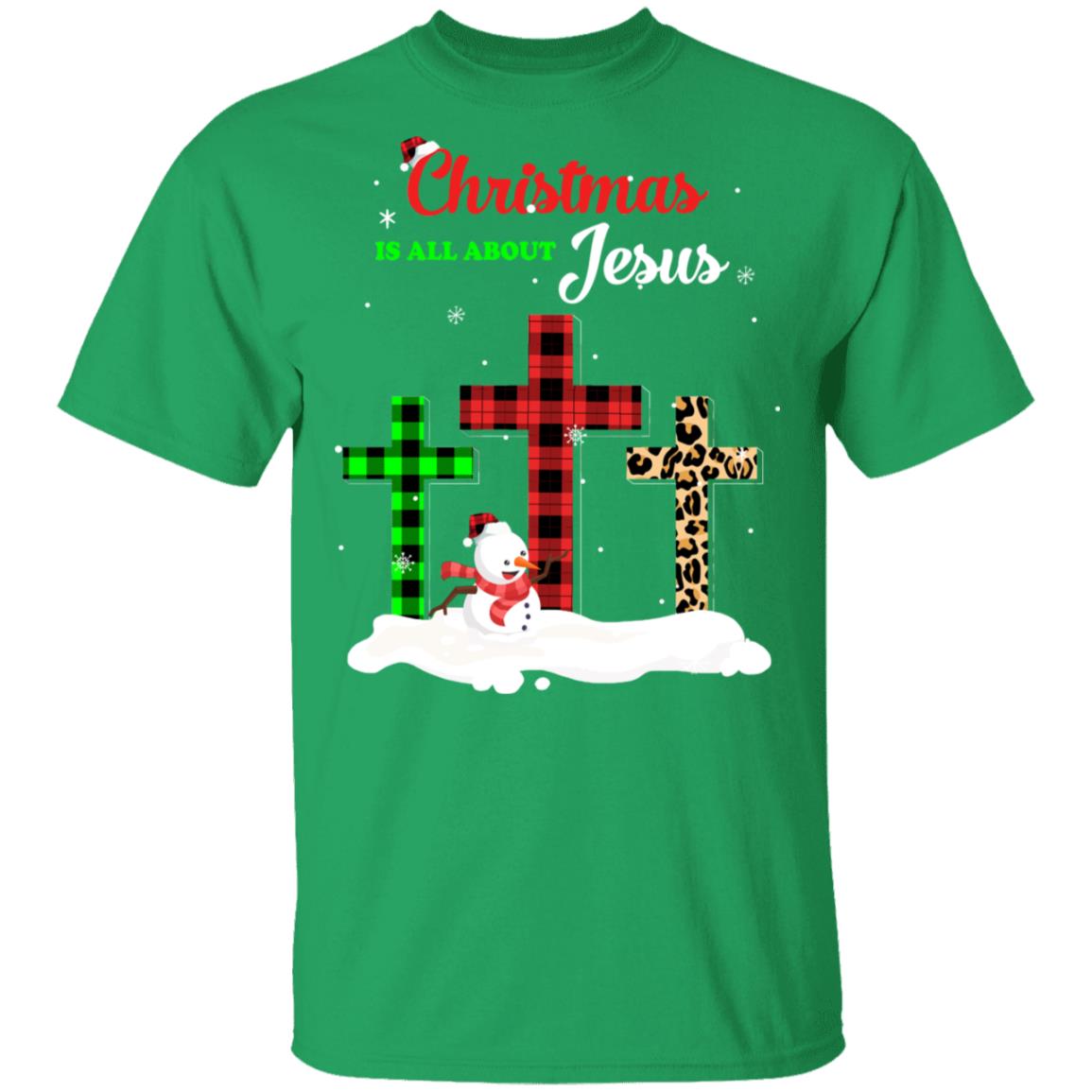 Christmas Is All About Jesus Love Christ Xmas Gifts T-Shirt & Sweatshirt | Teecentury.com