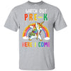 Pre-K Here I Come Unicorn Back To School Youth Youth Shirt | Teecentury.com