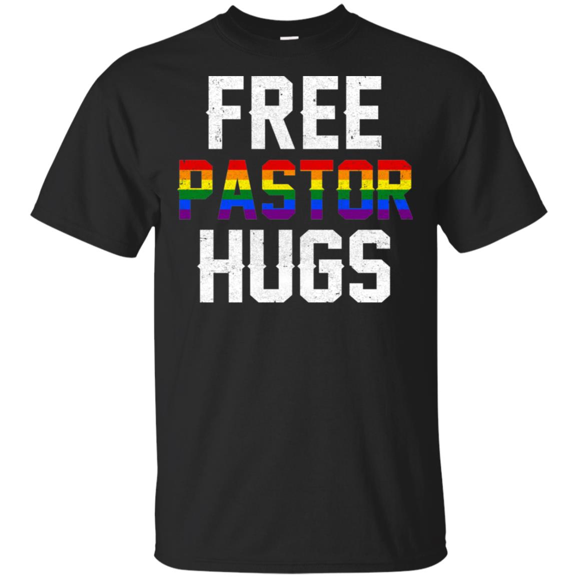 Free Pastor Hugs Support Gay LGBT Pride Rainbow T-Shirt & Hoodie | Teecentury.com