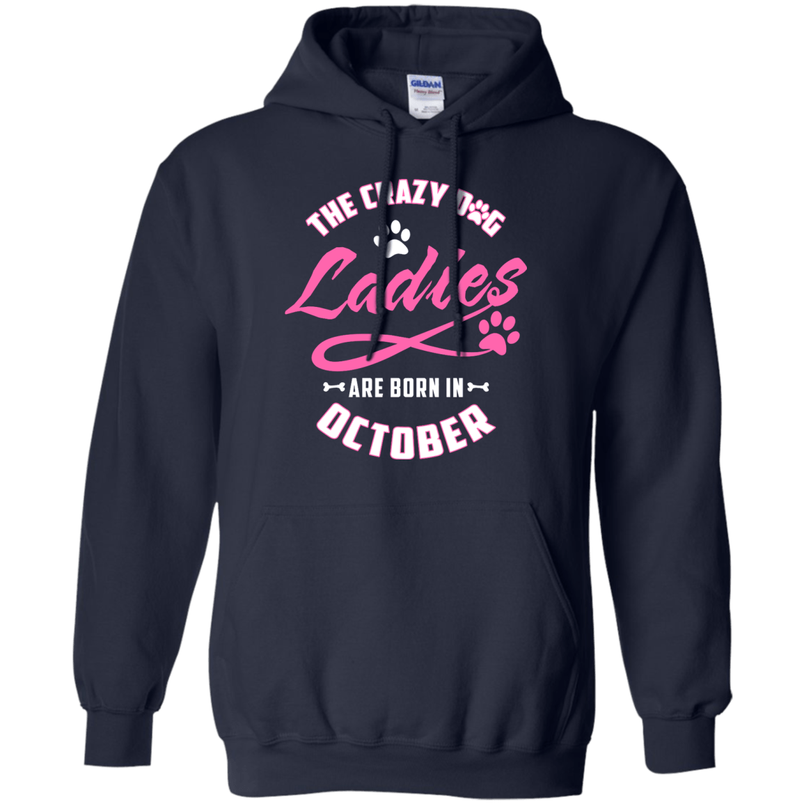 The Crazy Dog Ladies Are Born In October T-Shirt & Hoodie | Teecentury.com