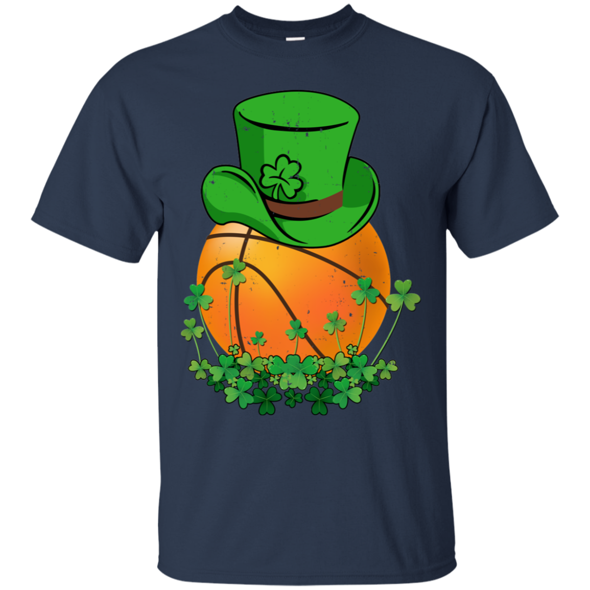 Shamrock Basketball Leprechaun St Patricks Day T-Shirt & Hoodie | Teecentury.com