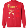 Prosec Ho Ho Ho Funny Wine Lover Christmas Gift For Women T-Shirt & Sweatshirt | Teecentury.com