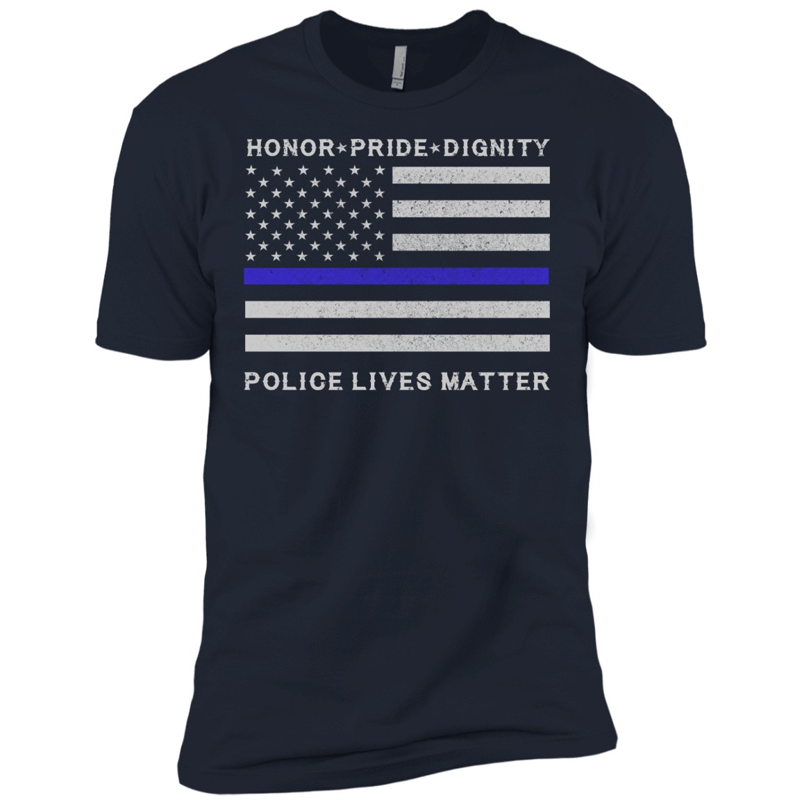 Police Lives Matter Honor Pride Dignity T-Shirt & Hoodie | Teecentury.com