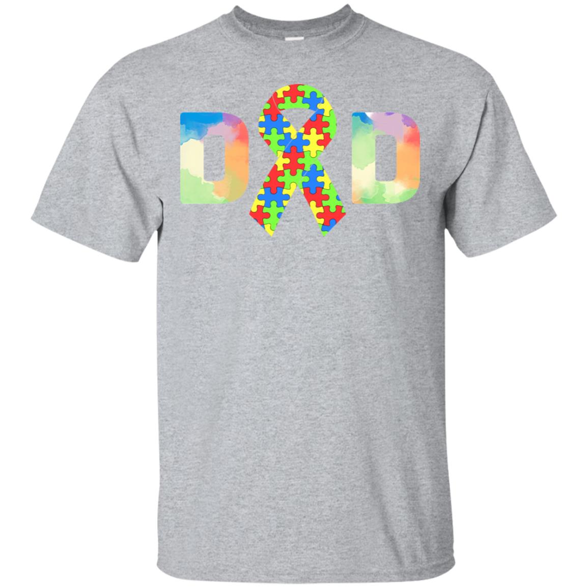 Autism Dad Support Awareness Autistic Parents Gifts T-Shirt & Hoodie | Teecentury.com