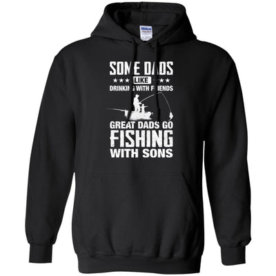 Great Dad Go Fishing With Sons Father Day Gift T-Shirt & Hoodie | Teecentury.com