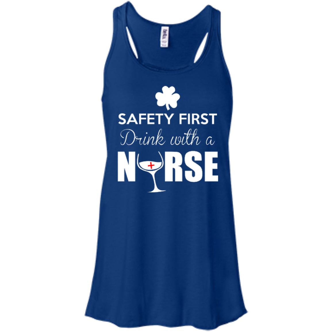 Safety First Drink With A Nurse T-Shirt & Hoodie | Teecentury.com