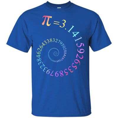 Pi Spiral Galaxy Color Math Pi Day T-Shirt & Hoodie | Teecentury.com