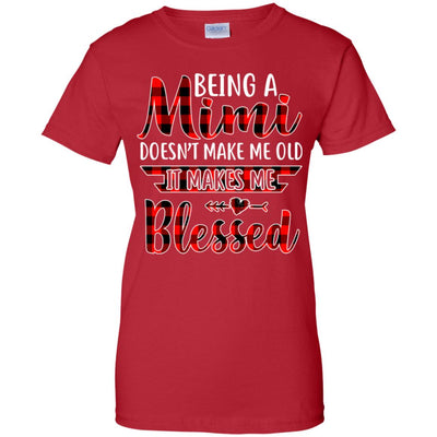 Red Plaid Funny Being A Mimi Doesn't Make Me Old T-Shirt & Hoodie | Teecentury.com