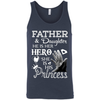 Father And Daughter He Is Her Hero T-Shirt & Hoodie | Teecentury.com