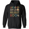 Legend Since August 2004 Vintage 18th Birthday Gifts T-Shirt & Hoodie | Teecentury.com