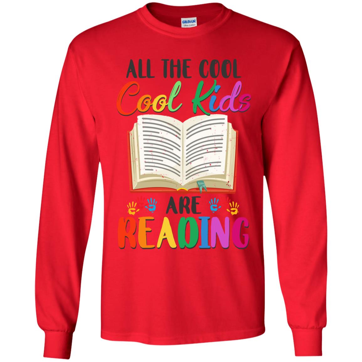 All The Cool Kids Are Reading Book Lover Gifts Youth Youth Shirt | Teecentury.com