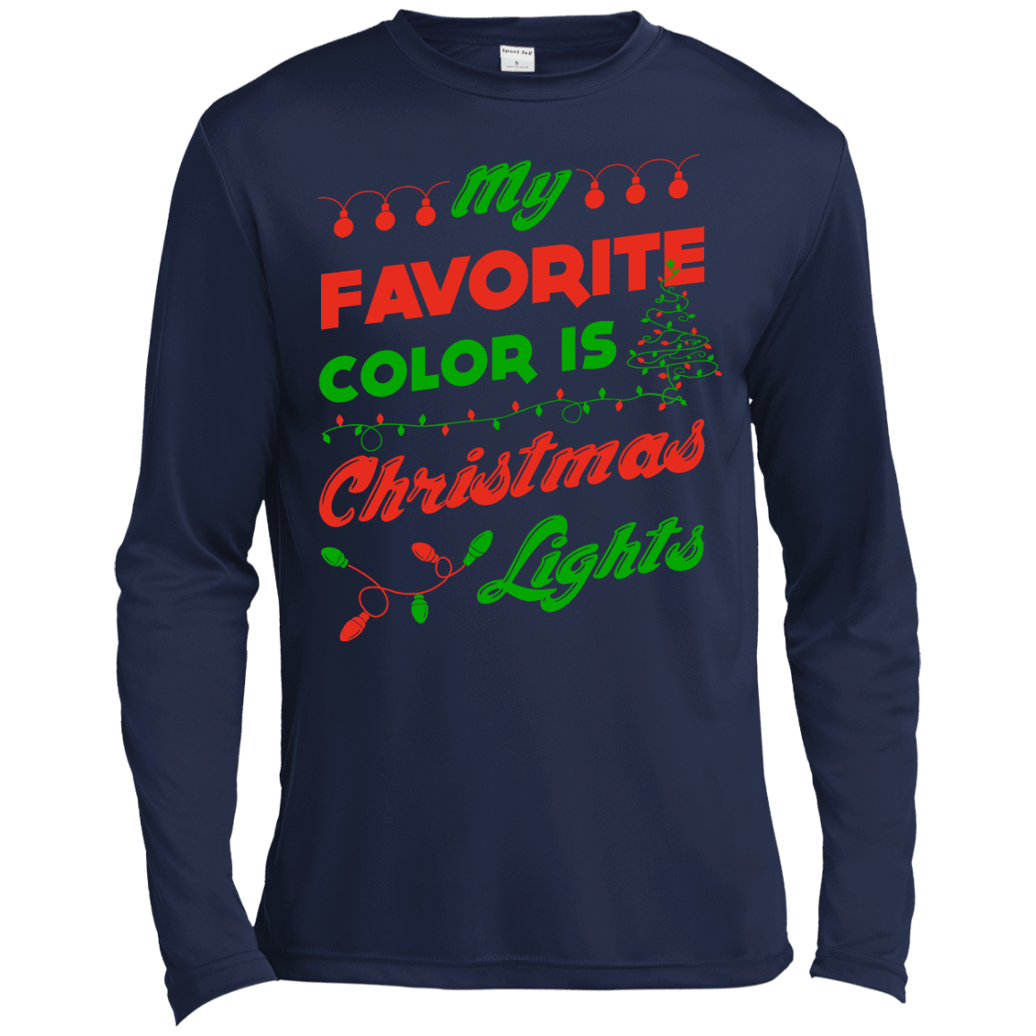 My favorite color is Christmas light T-Shirt & Hoodie | Teecentury.com