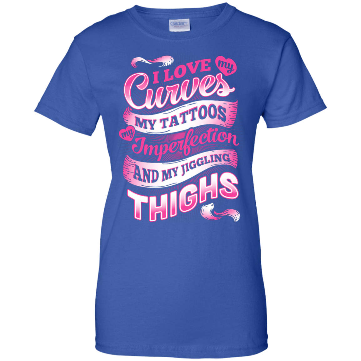 I Love My Curves My Tattoos My Imperfections T-Shirt & Hoodie | Teecentury.com
