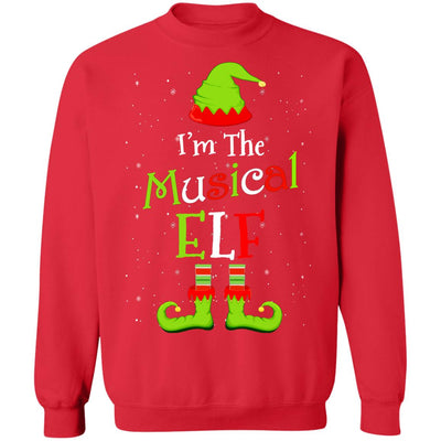 I'm The Musical Elf Family Matching Funny Christmas Group Gift T-Shirt & Sweatshirt | Teecentury.com