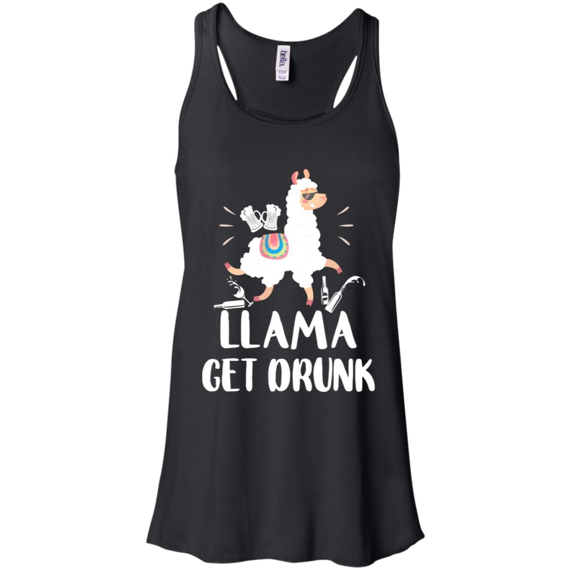 Funny Llama Get Drunk Mom Mommy Drinking Party T-Shirt & Tank Top | Teecentury.com