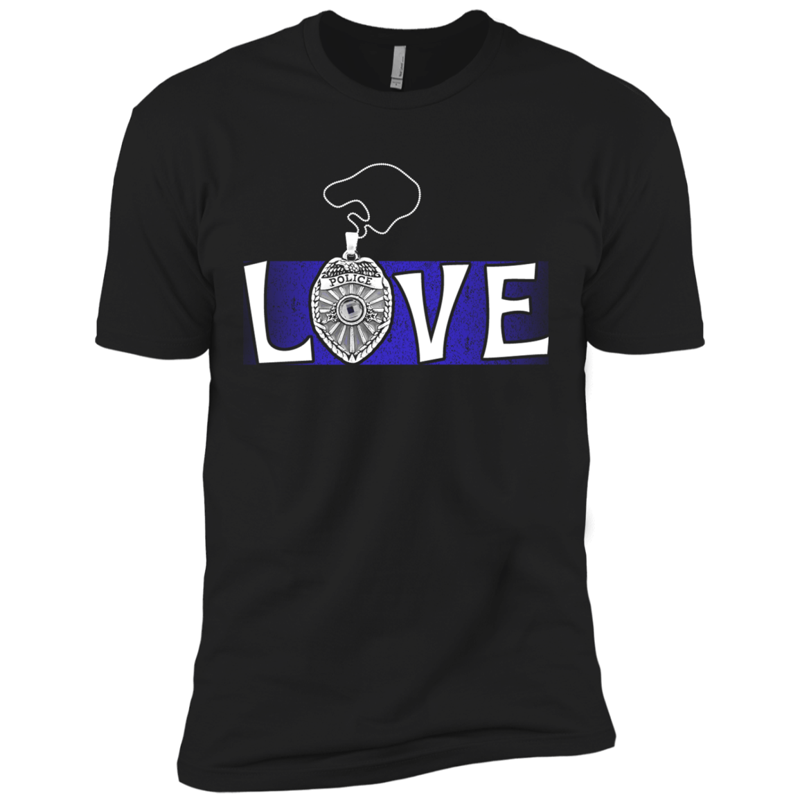 Love Police Thin Blue Line T-Shirt & Hoodie | Teecentury.com