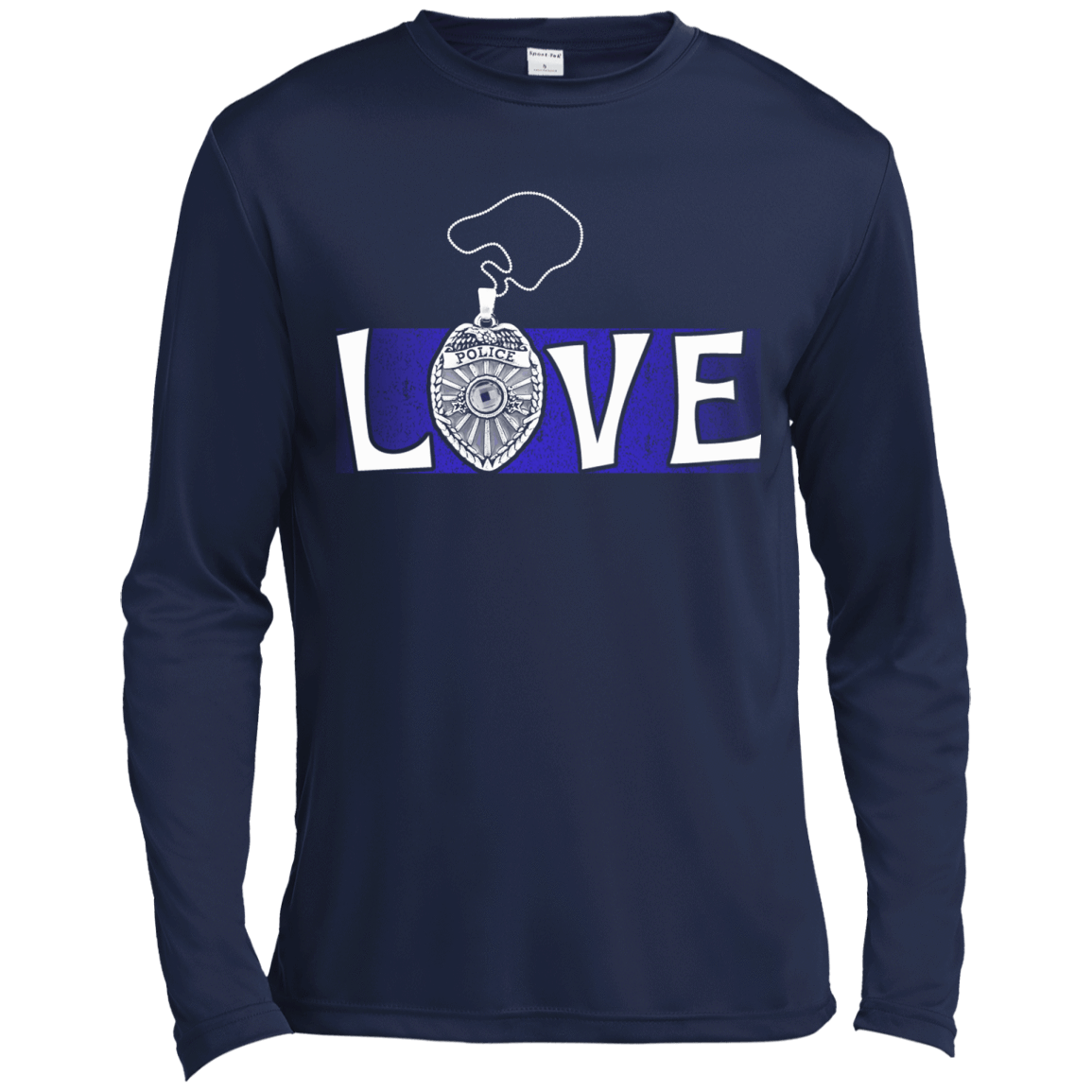 Love Police Thin Blue Line T-Shirt & Hoodie | Teecentury.com