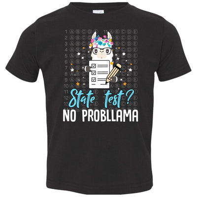 Llama Funny Motivational State Test Day For Students Youth Youth Shirt | Teecentury.com