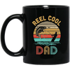 Vintage Reel Cool Dad Fish Fishing Father's Day Gift Mug Coffee Mug | Teecentury.com