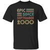Epic Since September 2000 Vintage 22th Birthday Gifts T-Shirt & Hoodie | Teecentury.com