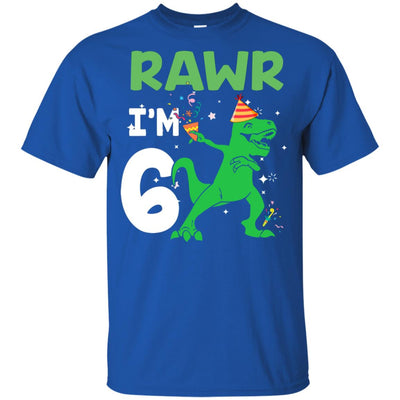 Rawr I'm 6 Birthday Gifts 2016 Dinosaur For Boys Youth Youth Shirt | Teecentury.com