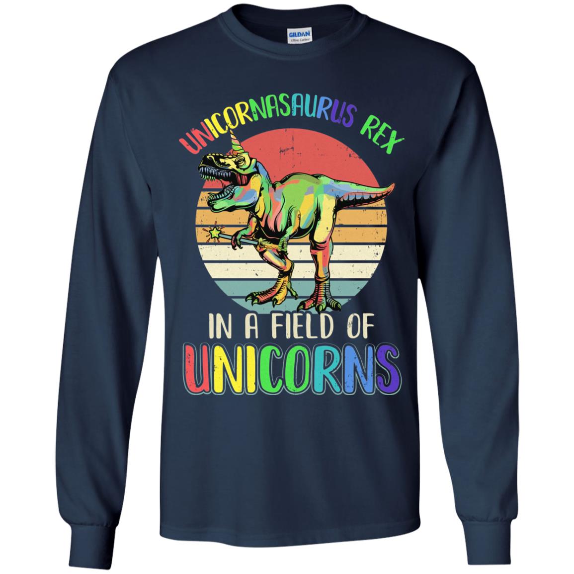 Be A Unicornasaurus Rex In A Field Of Unicorns Youth Youth Shirt | Teecentury.com