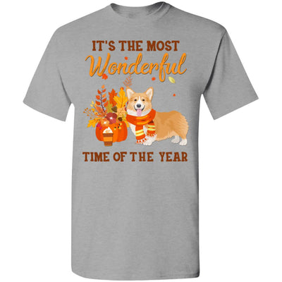 Corgi Autumn It's The Most Wonderful Time Of The Year T-Shirt & Hoodie | Teecentury.com