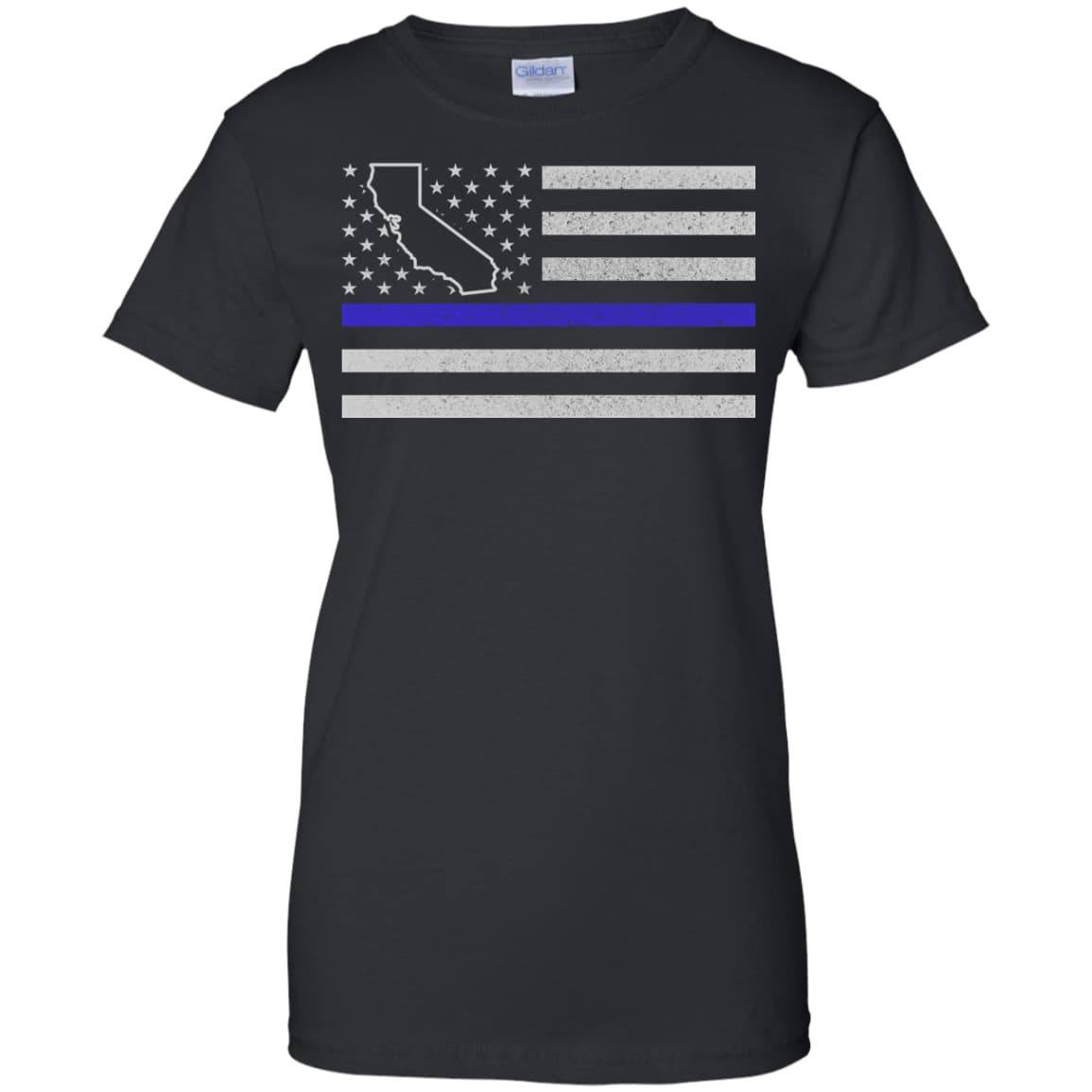 California Thin Blue Line Police State T-Shirt & Hoodie | Teecentury.com