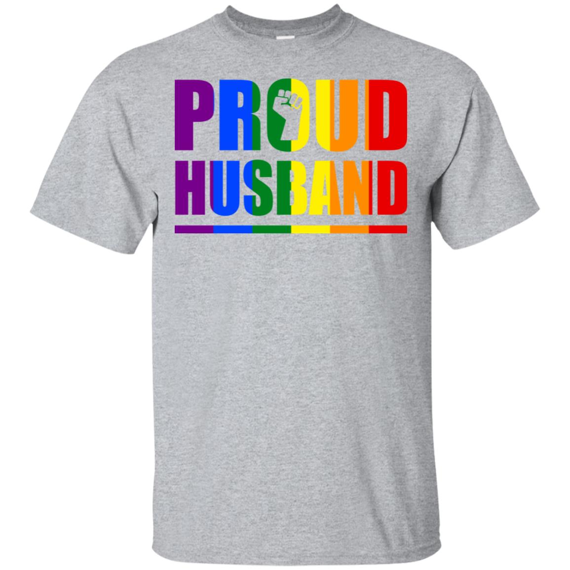 Proud Husband Gay Pride Month LGBT T-Shirt & Hoodie | Teecentury.com