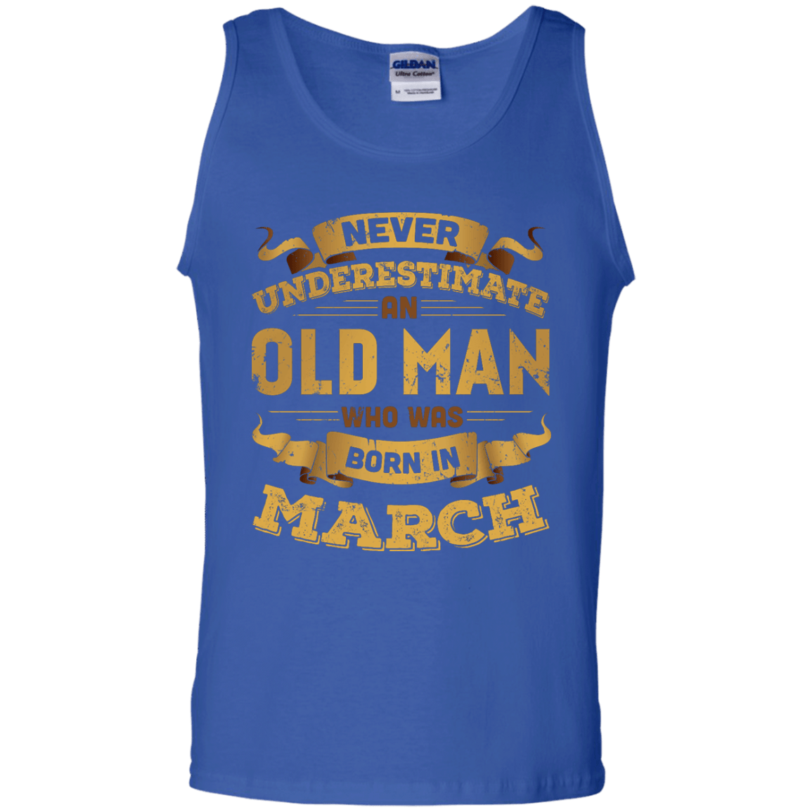 Never Underestimate An Old Man Who Was Born In March T-Shirt & Hoodie | Teecentury.com