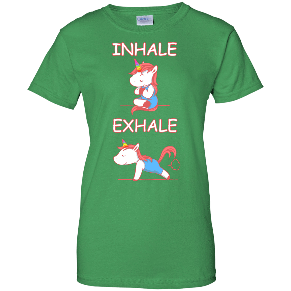 Yoga Unicorn Inhale Exhale T-Shirt & Hoodie | Teecentury.com