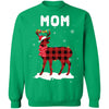 Mom Deer Red Plaid Christmas Family Matching Pajamas T-Shirt & Sweatshirt | Teecentury.com
