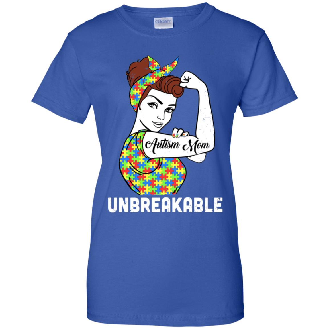 Autism Mom Unbreakable Support Autism Awareness T-Shirt & Hoodie | Teecentury.com