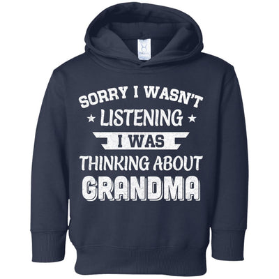 Sorry Not Listening Thinking About Grandma Funny Kids Youth Youth Shirt | Teecentury.com