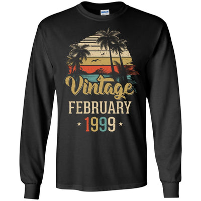 Retro Classic Vintage February 1999 23th Birthday Gift T-Shirt & Hoodie | Teecentury.com