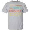 Epic Since August 2007 15th Birthday Gift 15 Yrs Old T-Shirt & Hoodie | Teecentury.com