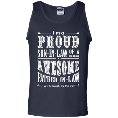 I'm A Proud Son In Law Of A Freaking Awesome Father In Law T-Shirt & Hoodie | Teecentury.com