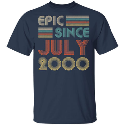 Epic Since July 2000 Vintage 22th Birthday Gifts T-Shirt & Hoodie | Teecentury.com