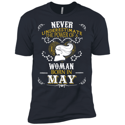 A Woman Born In MAY T-Shirt & Hoodie | Teecentury.com