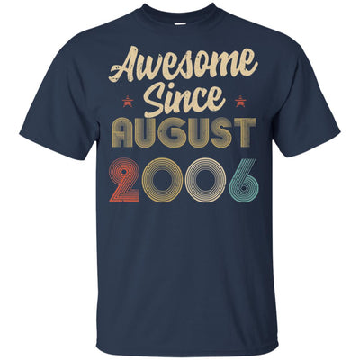 Awesome Since August 2006 Vintage 16th Birthday Gifts Youth Youth Shirt | Teecentury.com