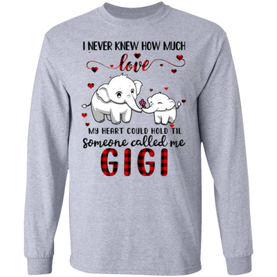 Someone Called Me Gigi Elephant Red Plaid Mother's Day T-Shirt & Hoodie | Teecentury.com