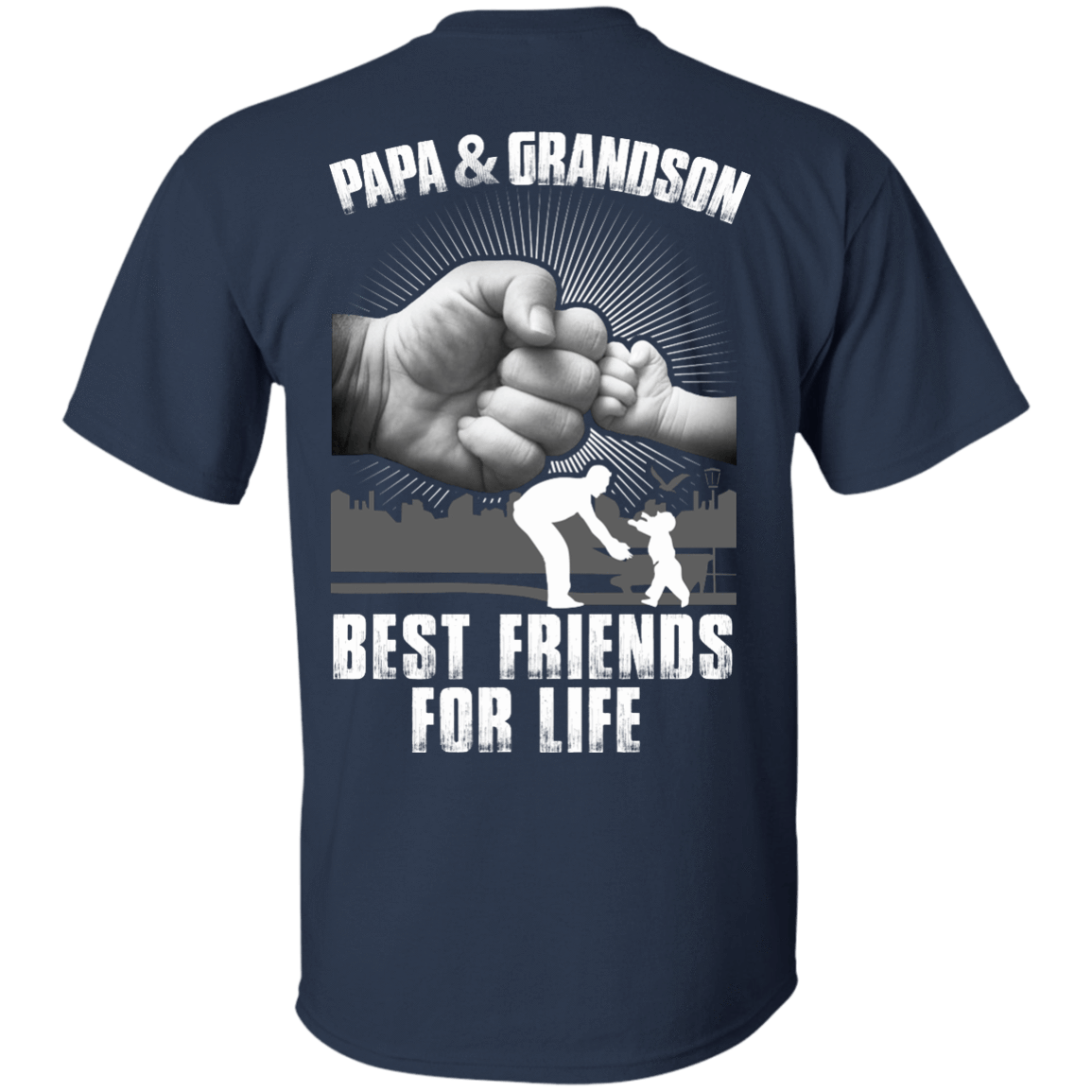 Papa And Grandson Best Friends For Life T-Shirt & Hoodie | Teecentury.com