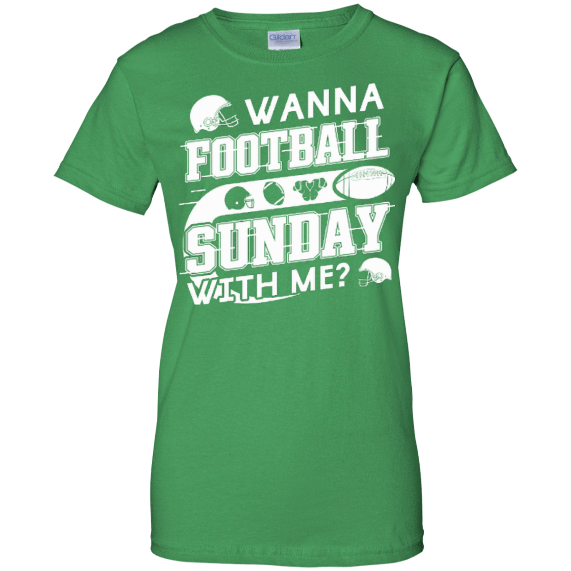 WANNA FOOTBALL SUNDAY WITH ME T-Shirt & Hoodie | Teecentury.com
